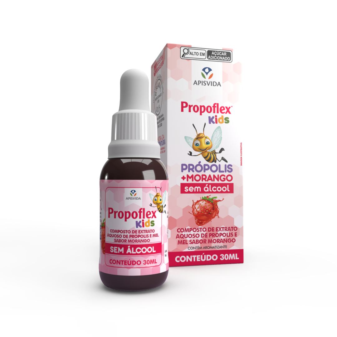 Extrato de Pr&oacute;polis e Mel Propoflex Kids